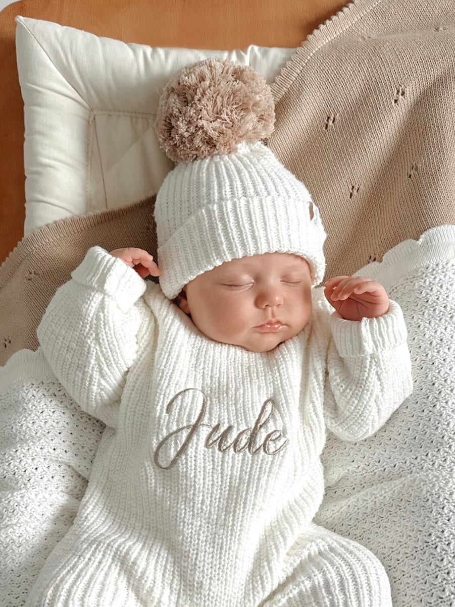 Baby Hats | Beautiful Chunky Knit Cotton Beanies | Newborn – Lula