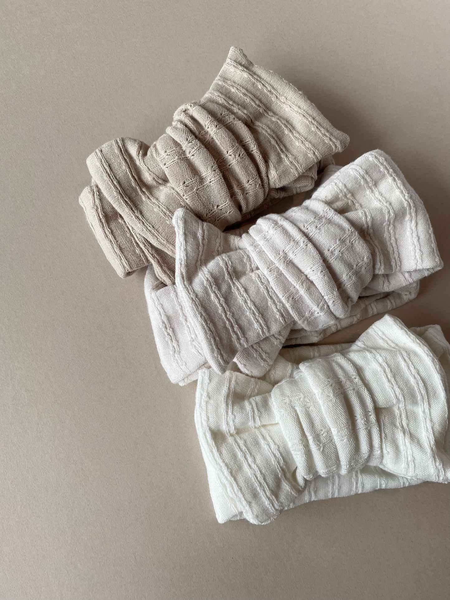 Mia Oversized Topknot Headband | Cream