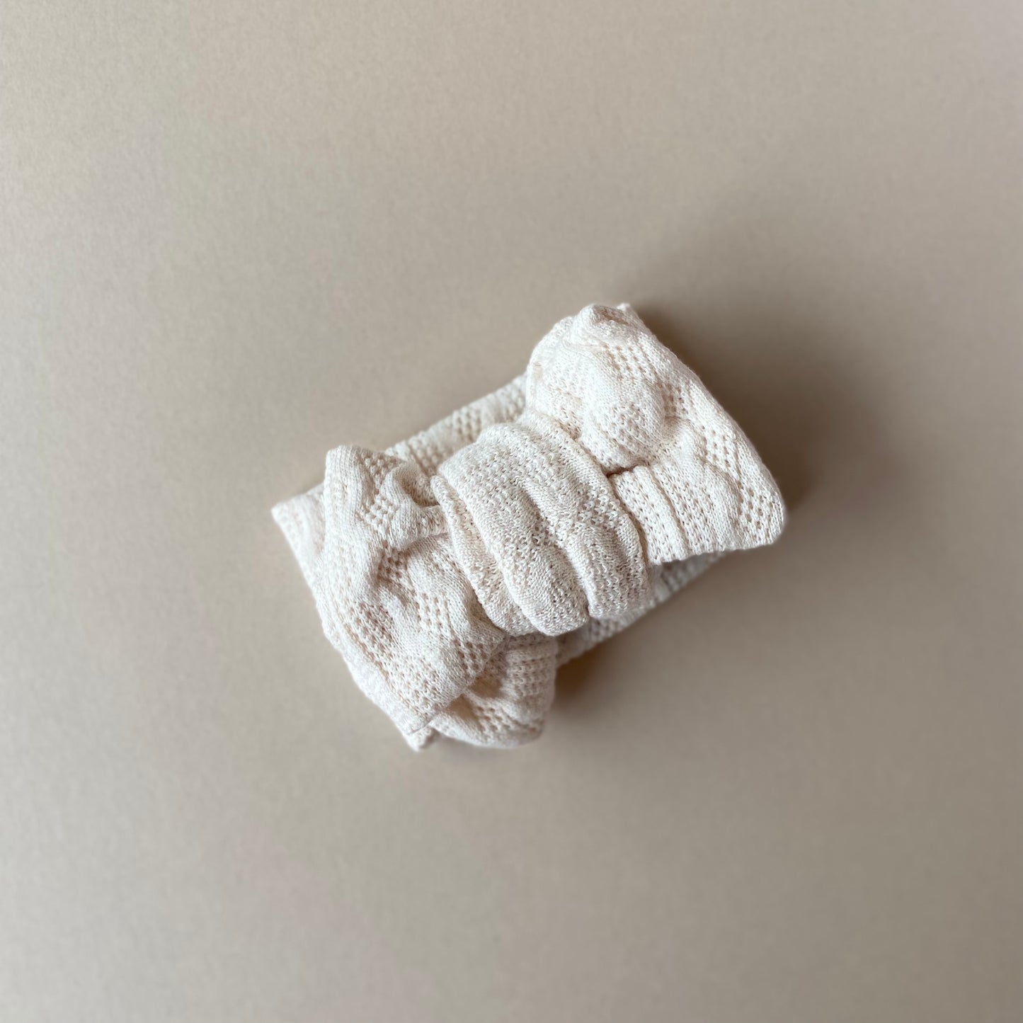 Arabella Oversized Topknot Headband | Oat