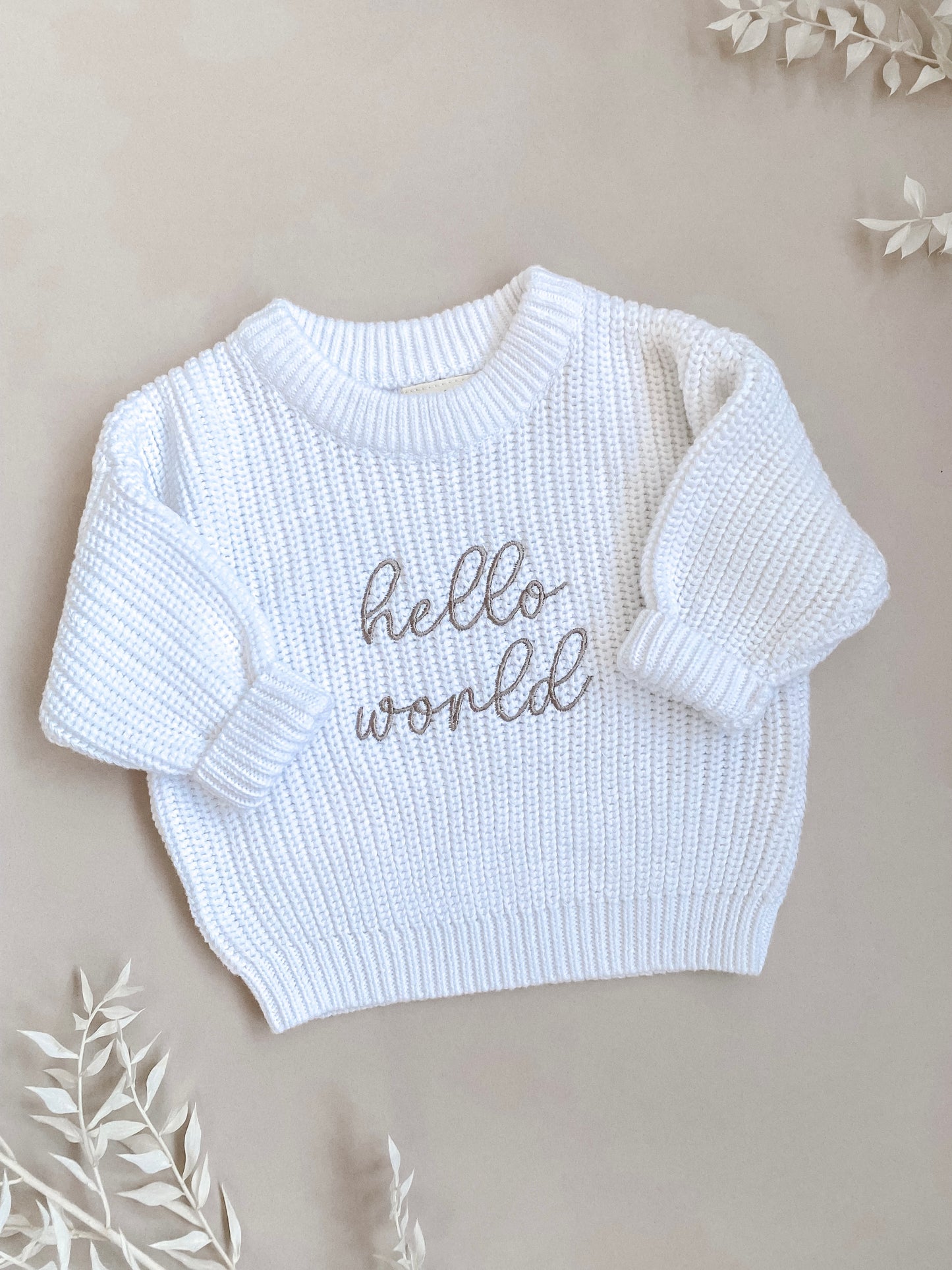Hello world newborn clothes - jumper