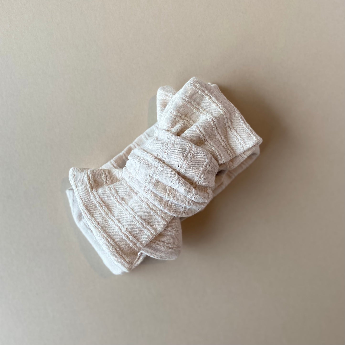 Mia Oversized Topknot Headband | Cream