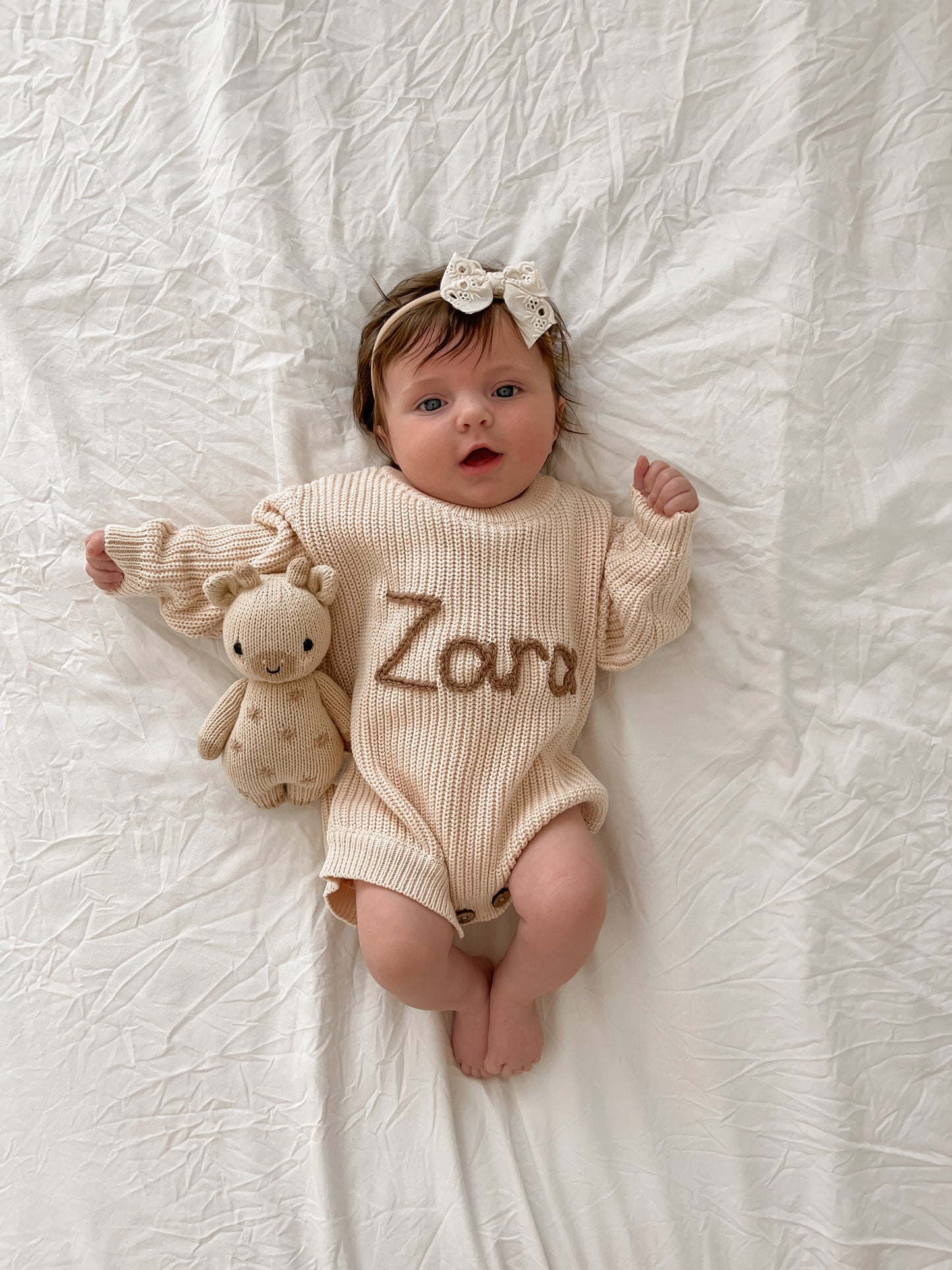 Baby Bow Headband | Cream