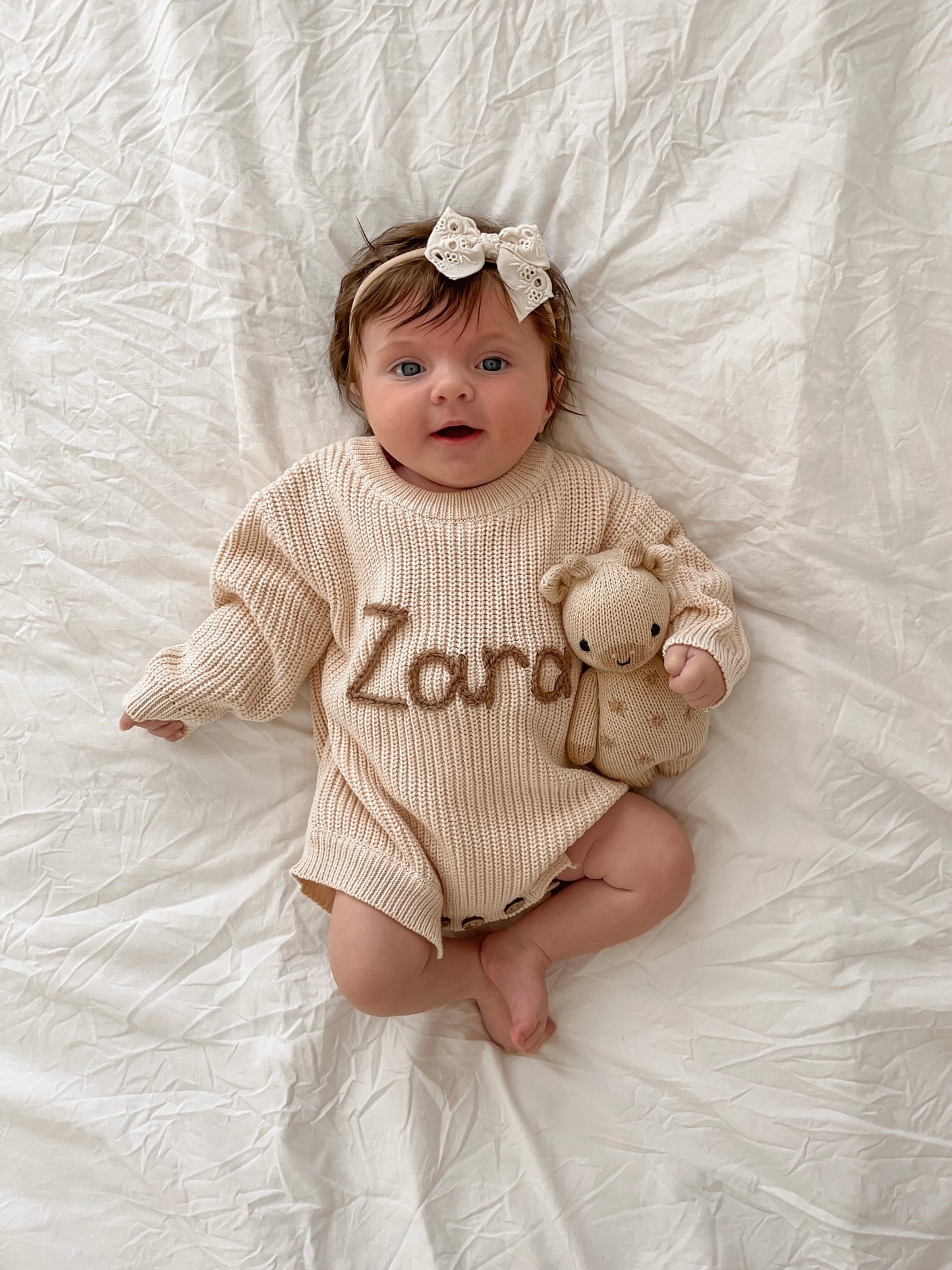 Baby Bow Headband | Cream