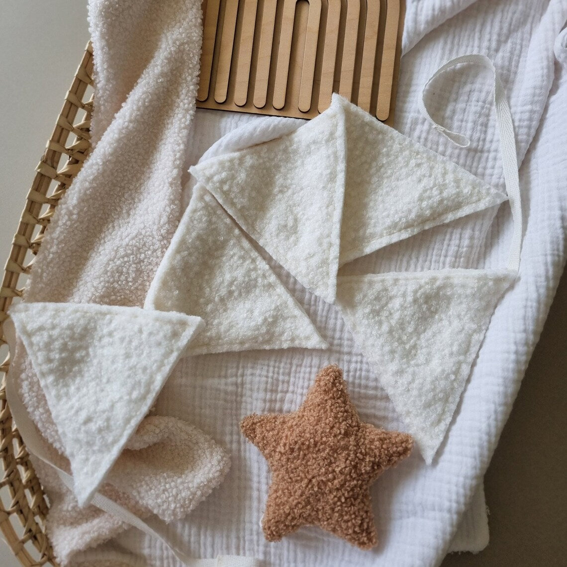 Nursery Bunting | Vanilla Boucle
