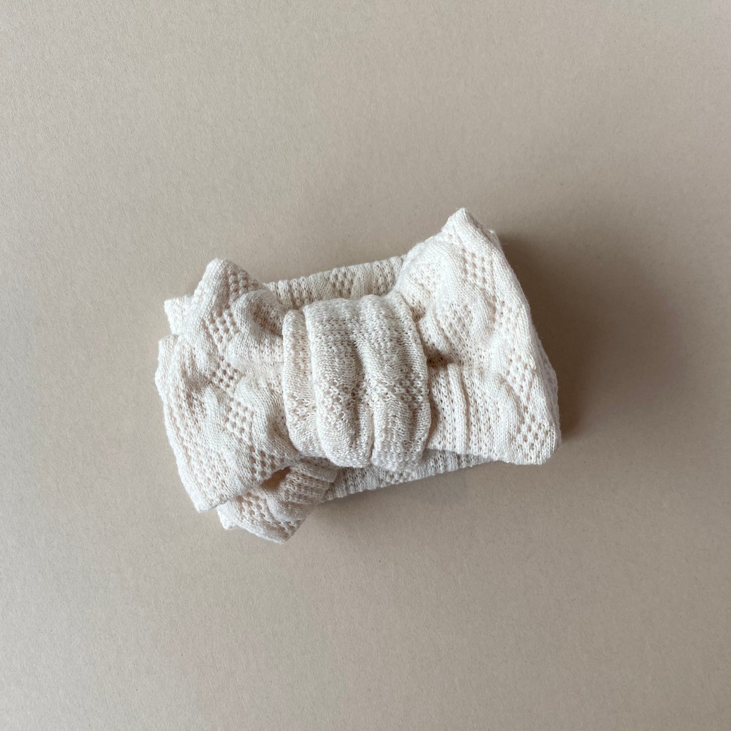 Arabella Oversized Topknot Headband | Oat