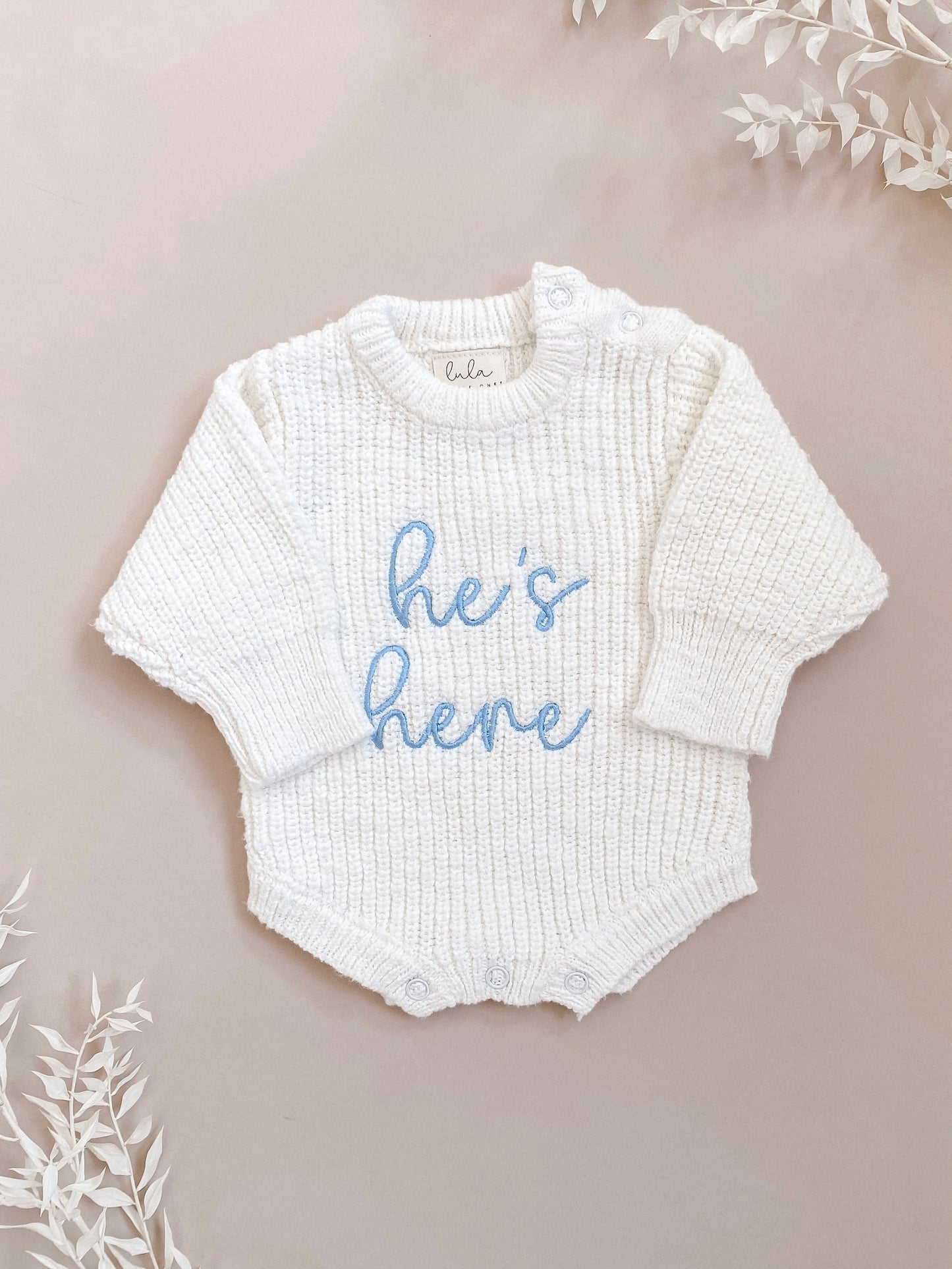 he's here | newborn coming home outfit
