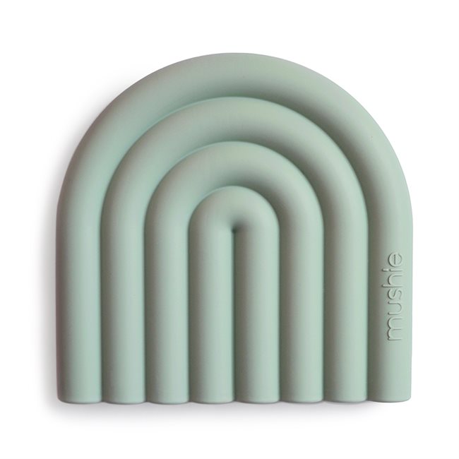 Mushie Rainbow Teether - Cambridge Blue