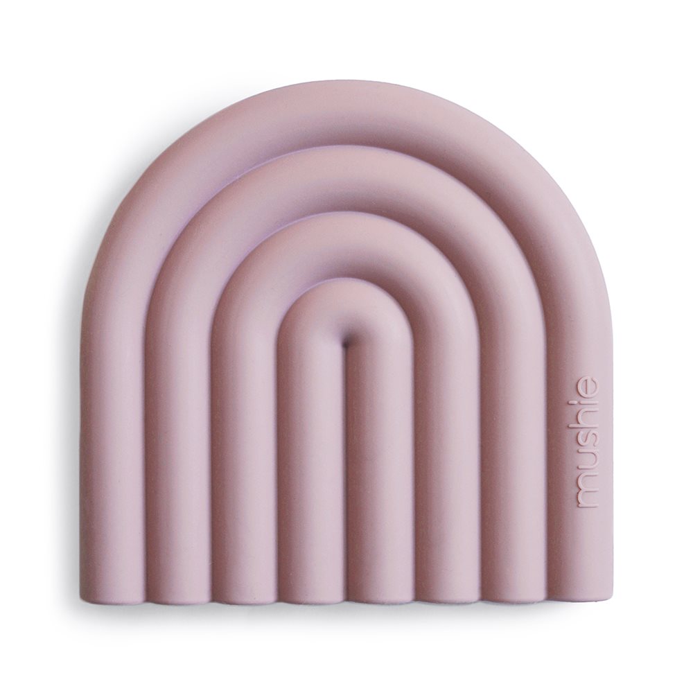 Mushie Rainbow Teether - Mauve
