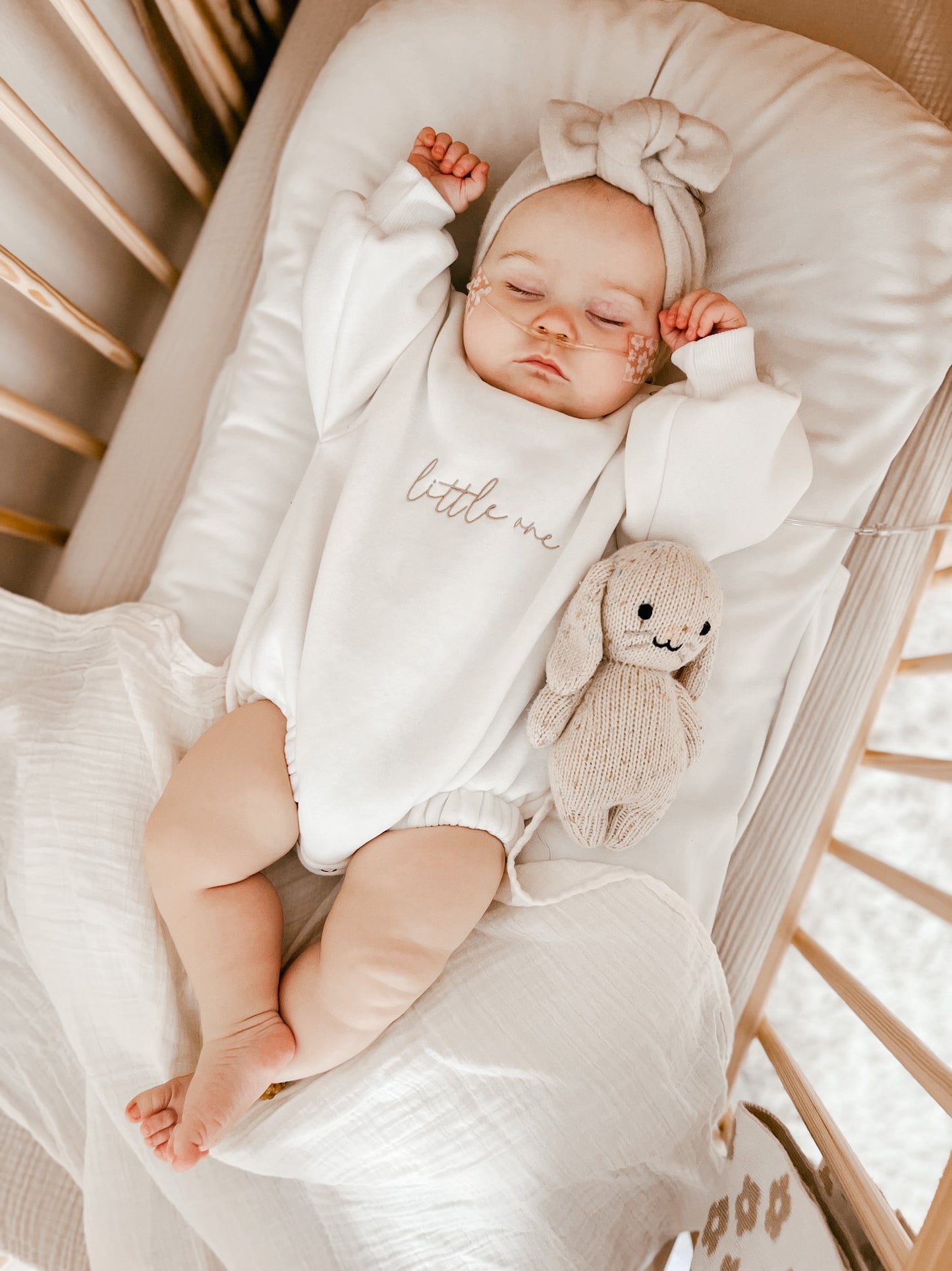 'Little One' unisex baby romper