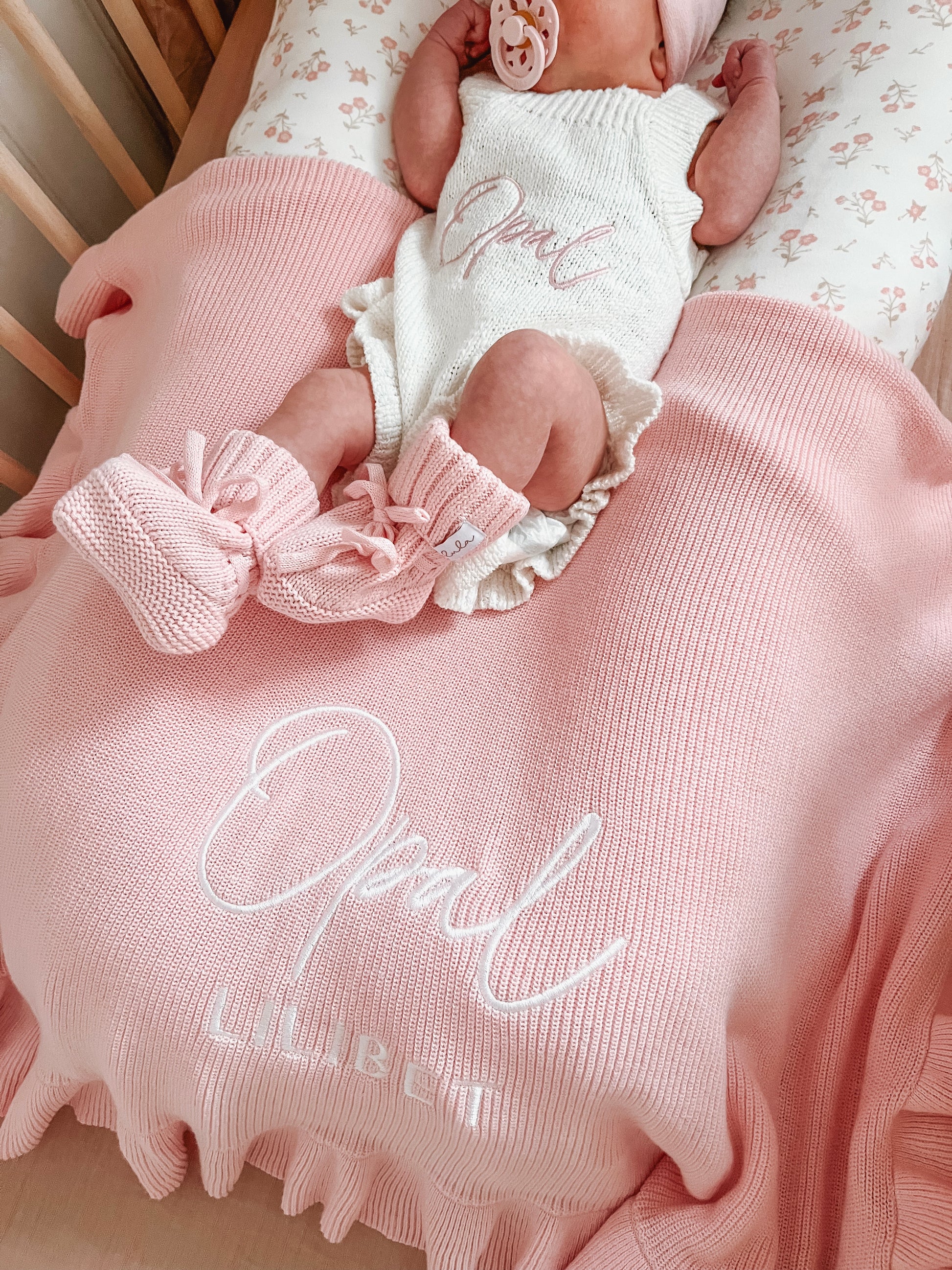 personalised baby blanket