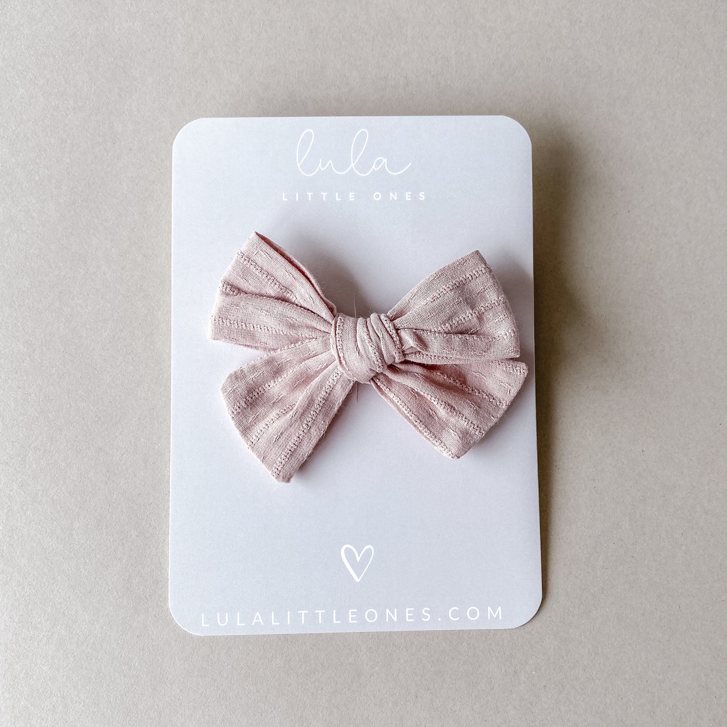Bow Hair Clip | Lilac