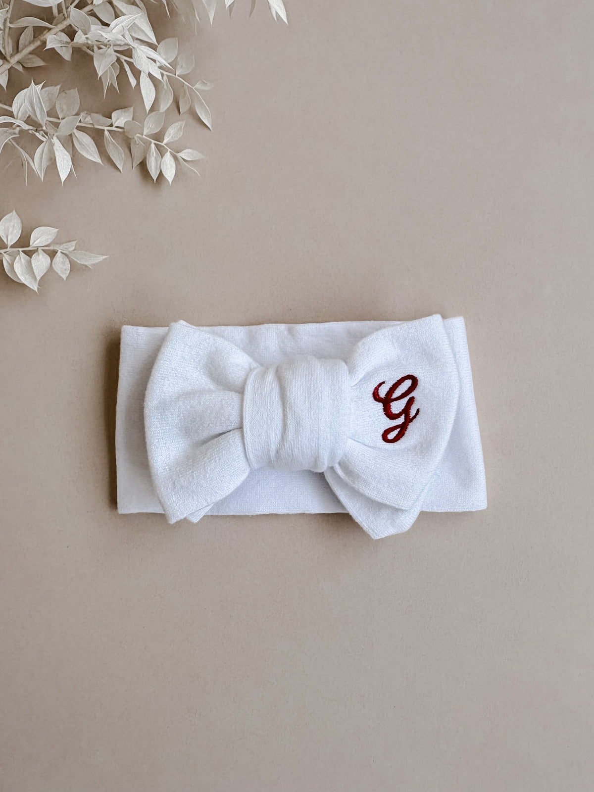 personalised baby headband