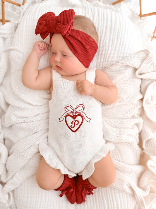 personalised baby girl
romper