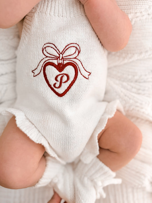 personalised baby girl romper