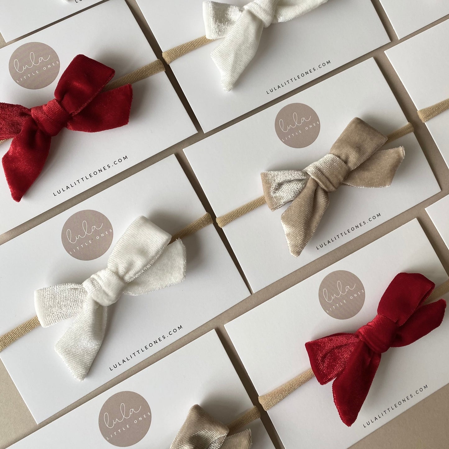 Velvet Bow | Ruby Red