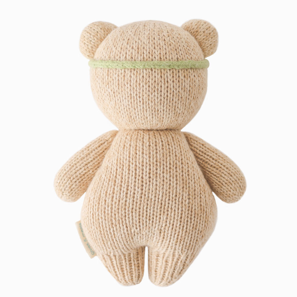 Baby Honey Bear | Ivory Floral | Cuddle+Kind