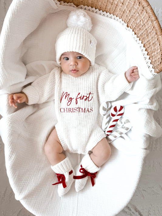 My first Christmas - baby outfit 