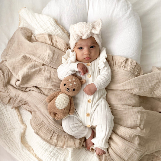 Boucle baby top knot headband