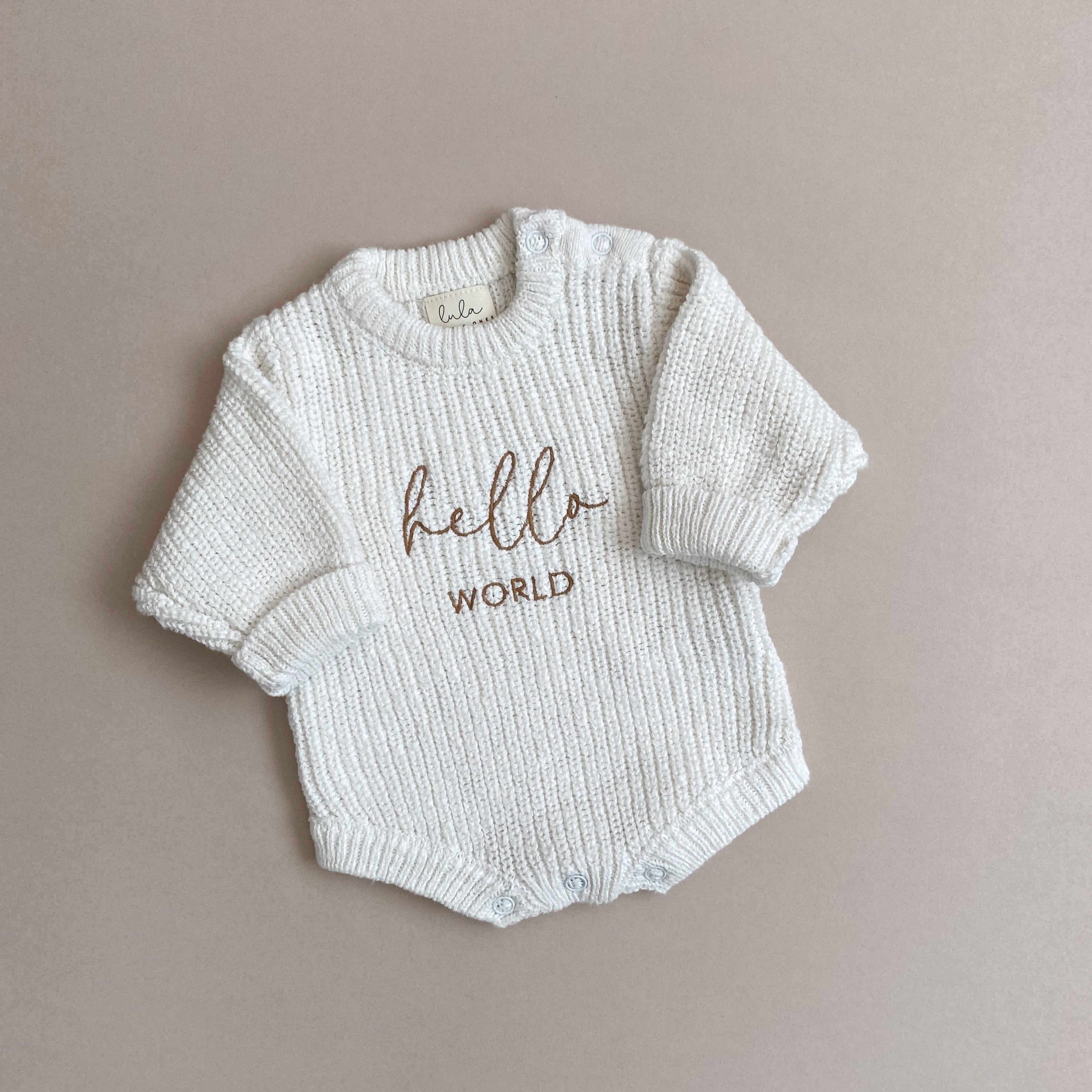 Newborn hello world outfit best sale