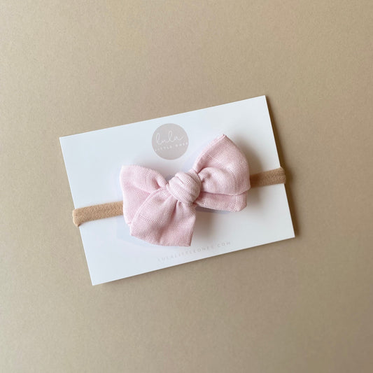 baby headband - pink bow