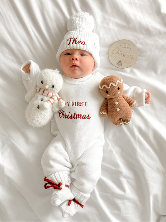 My First Christmas baby outfit