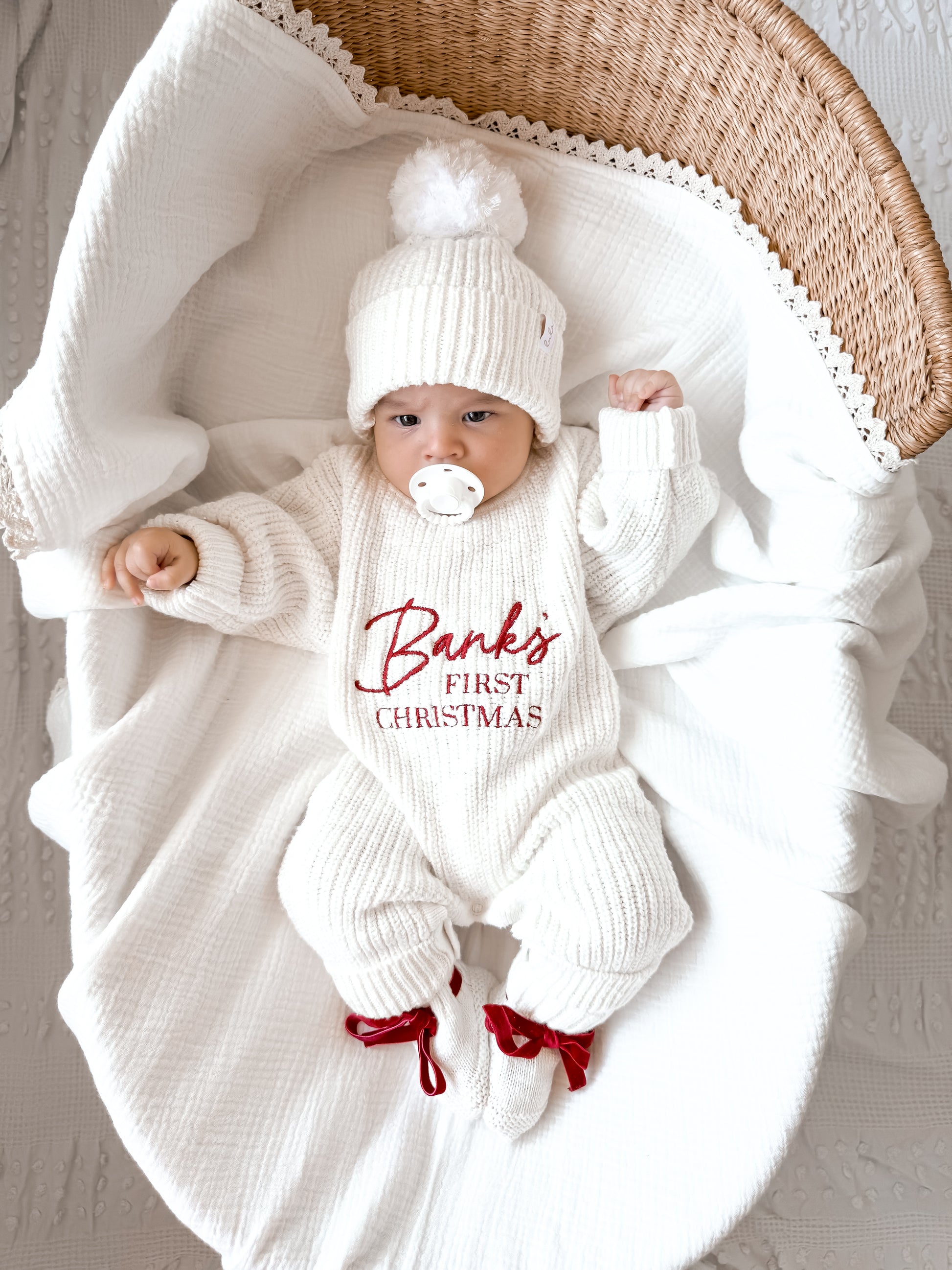 first Christmas baby outfit
