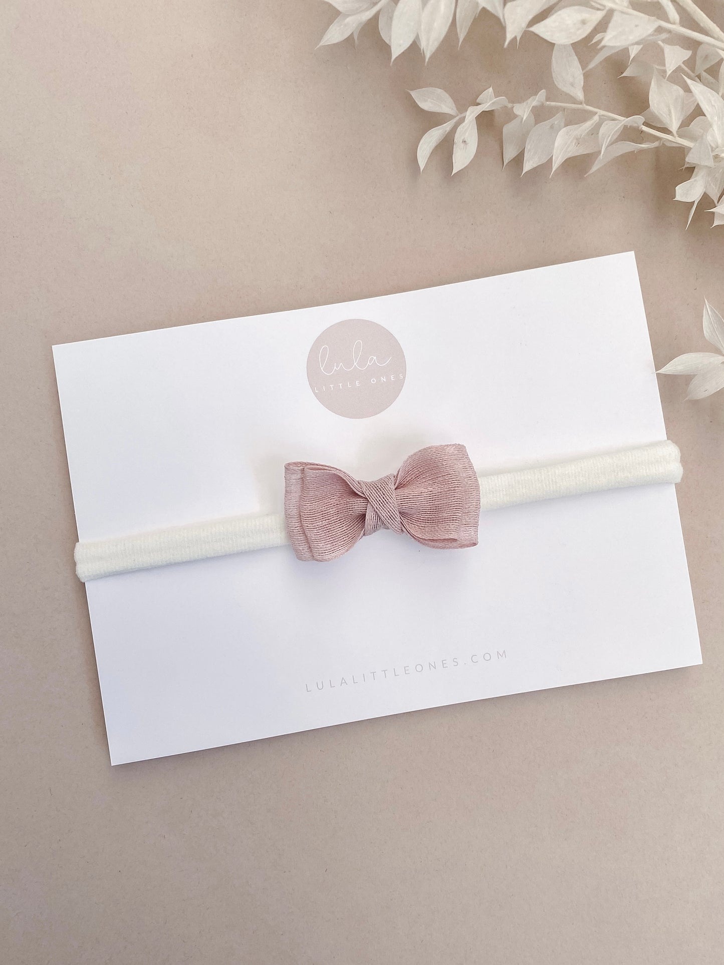 Dainty Bow Headband | Lilac