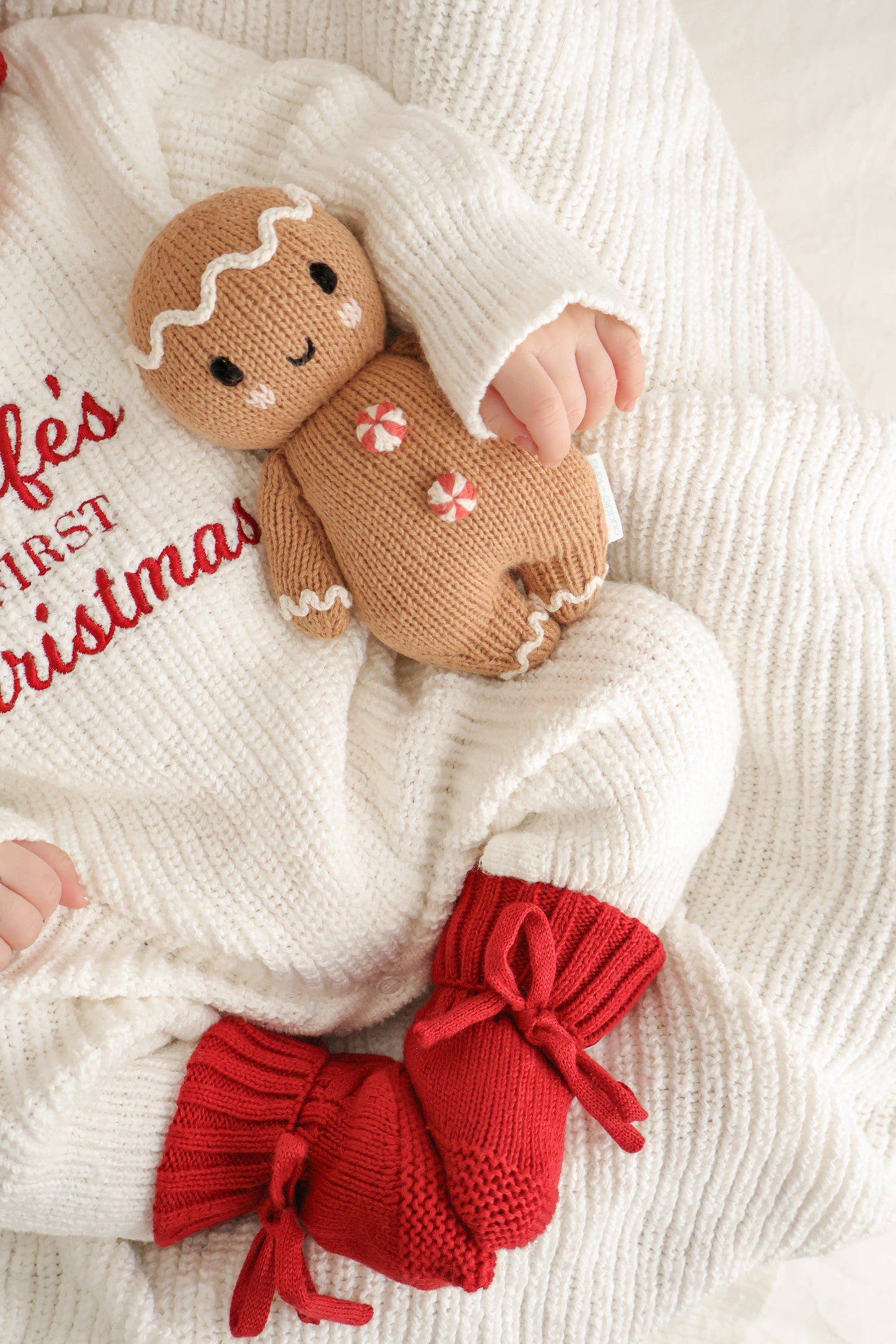 Baby Booties | Chunky Knit | Ruby Red