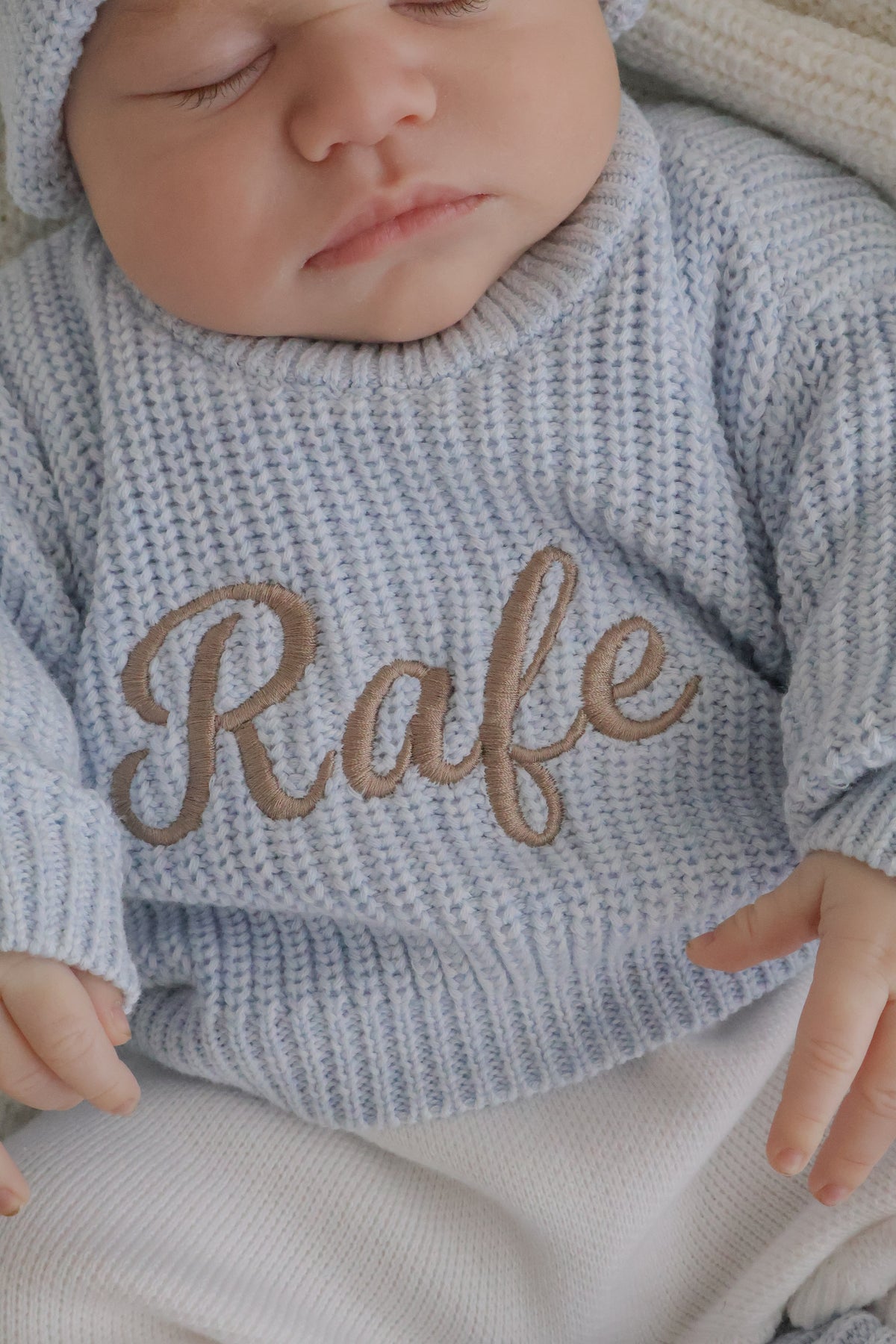 personalised baby boy jumper