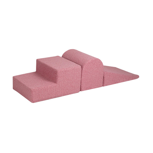 Pink Boucle Soft Play Set | 3 Elements