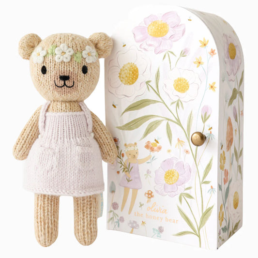Tiny Olivia The Honey Bear | Cuddle+Kind