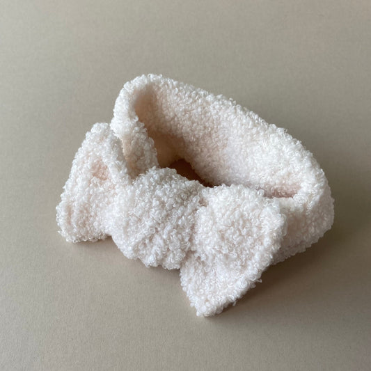 baby headband - teddy boucle