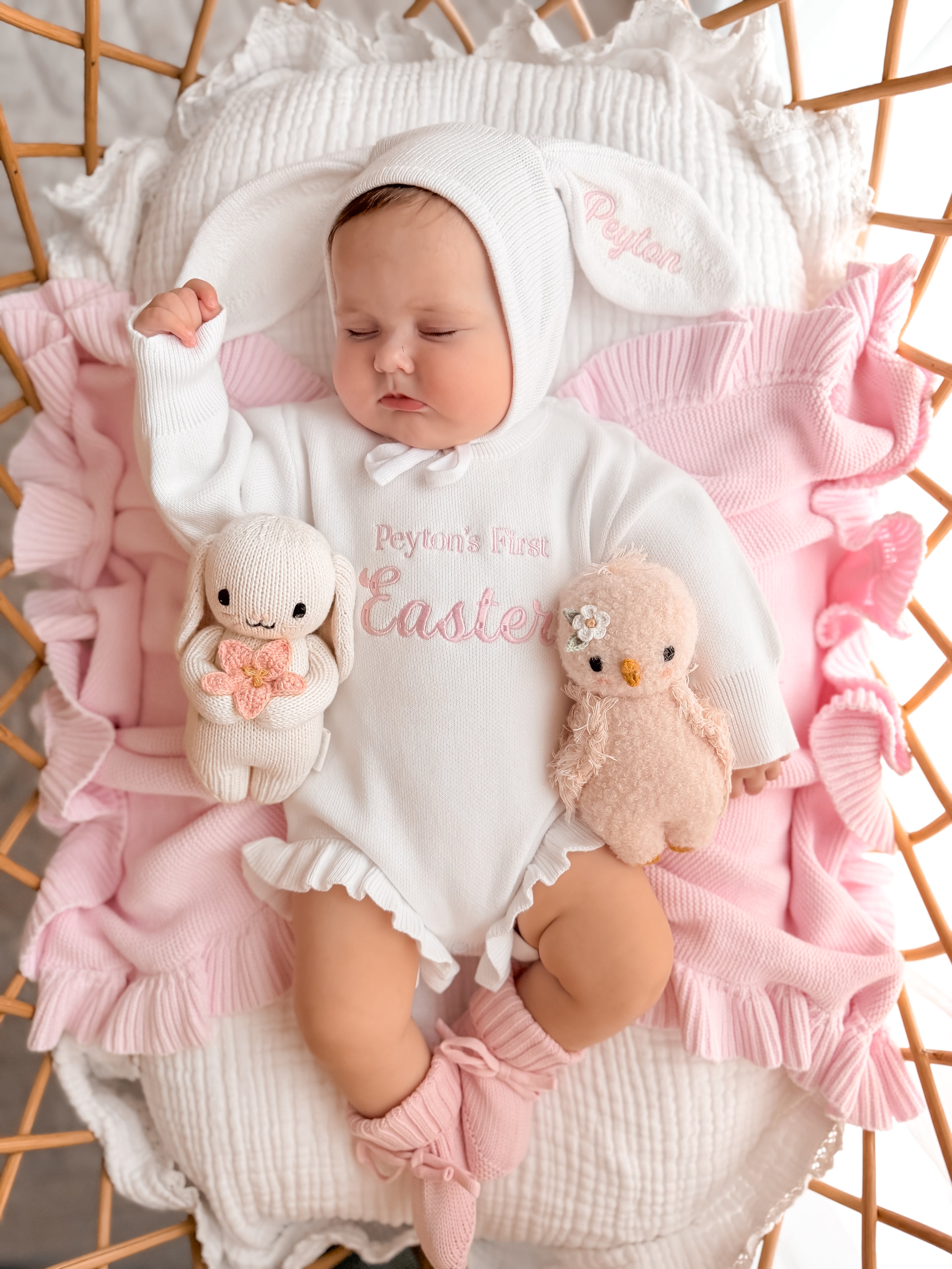 baby easter outfit - romper