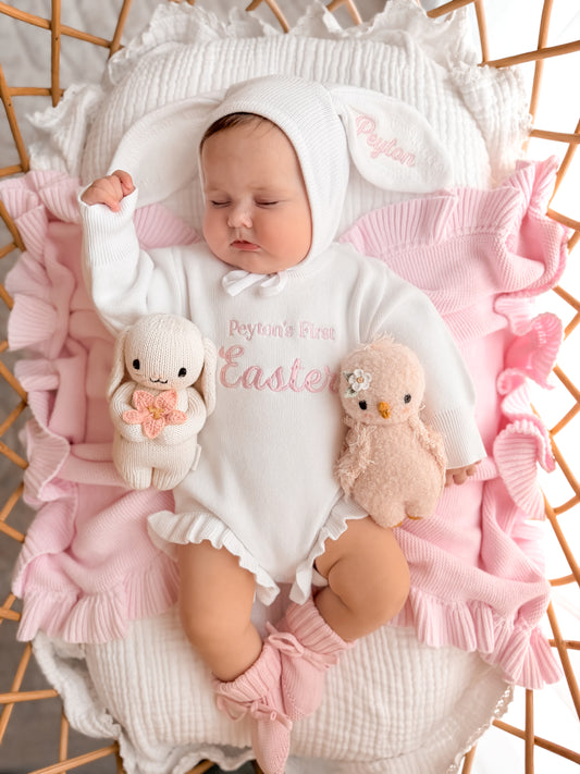 baby easter outfit - romper