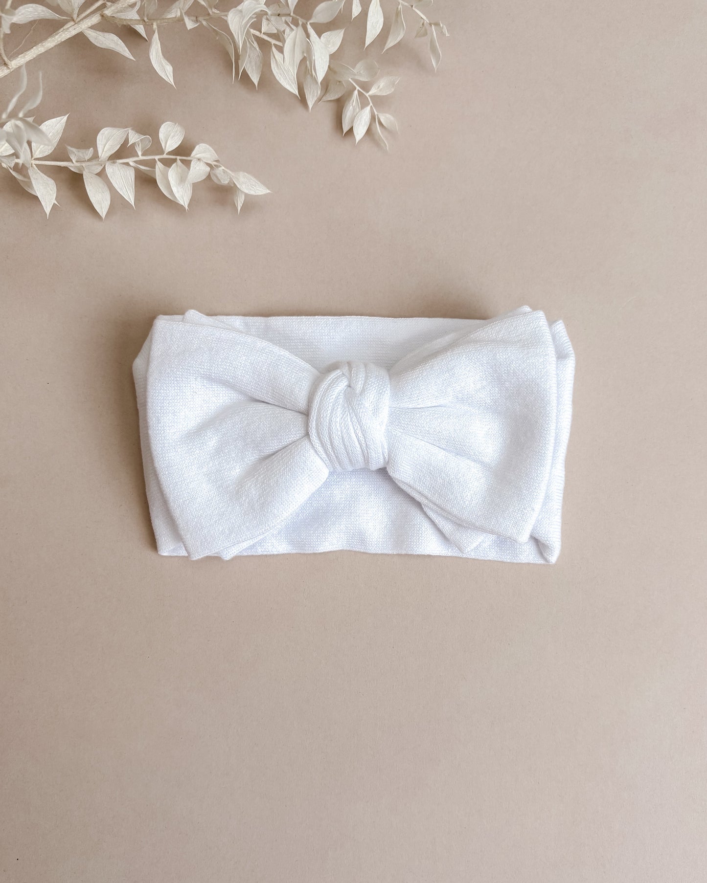 baby headband - white