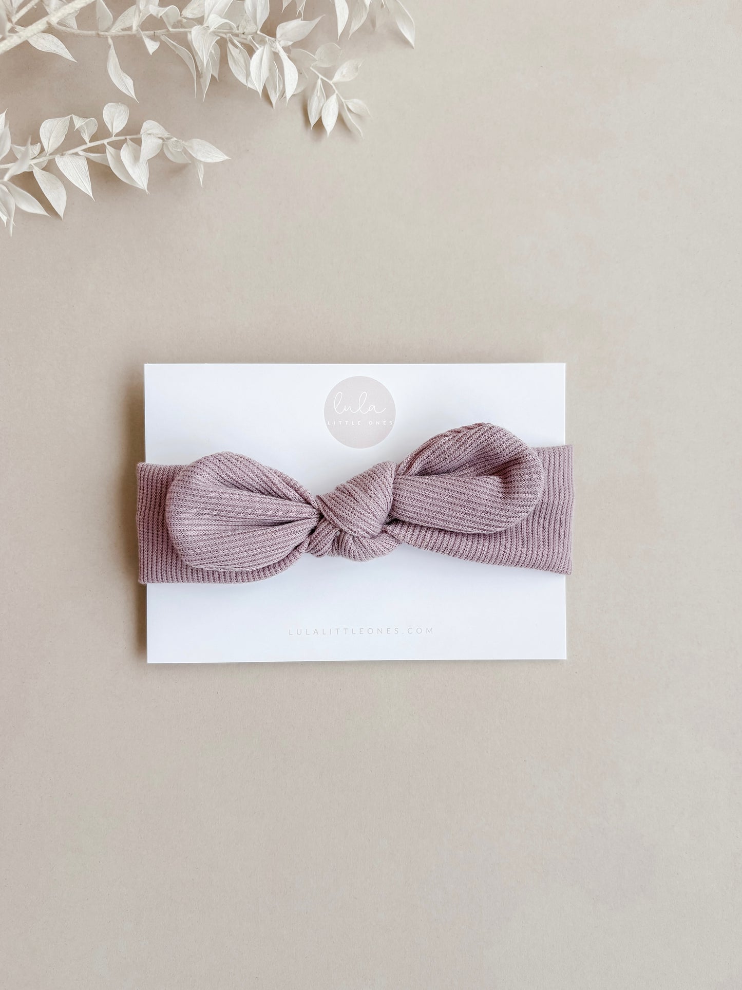 baby headband - lilac