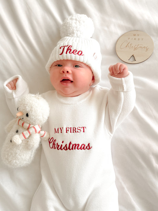 My First Christmas baby outfit