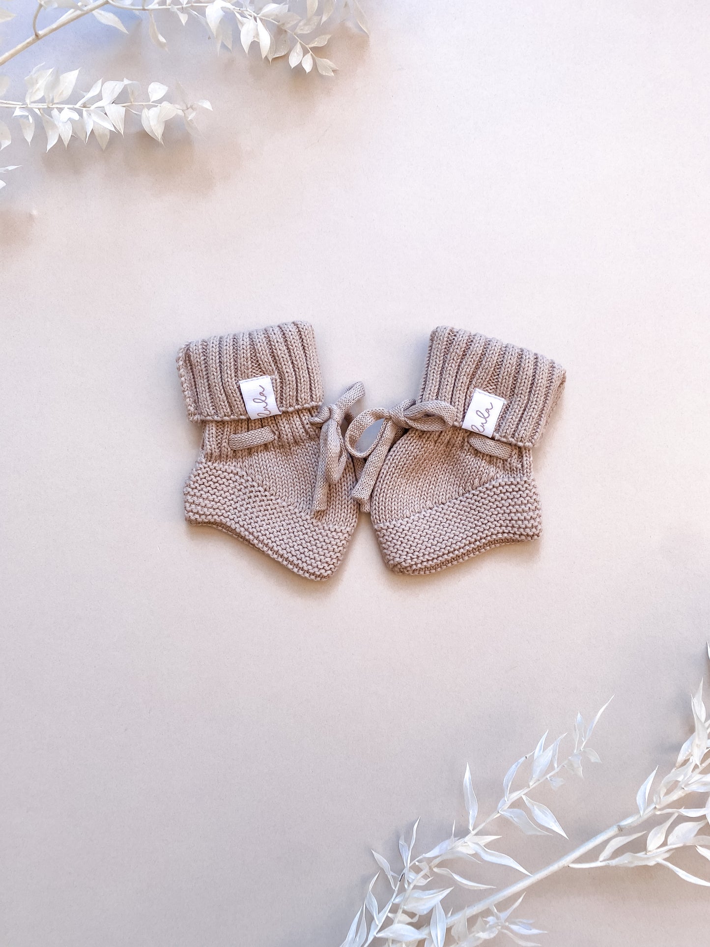 Baby Booties | Chunky Knit | Cocoa