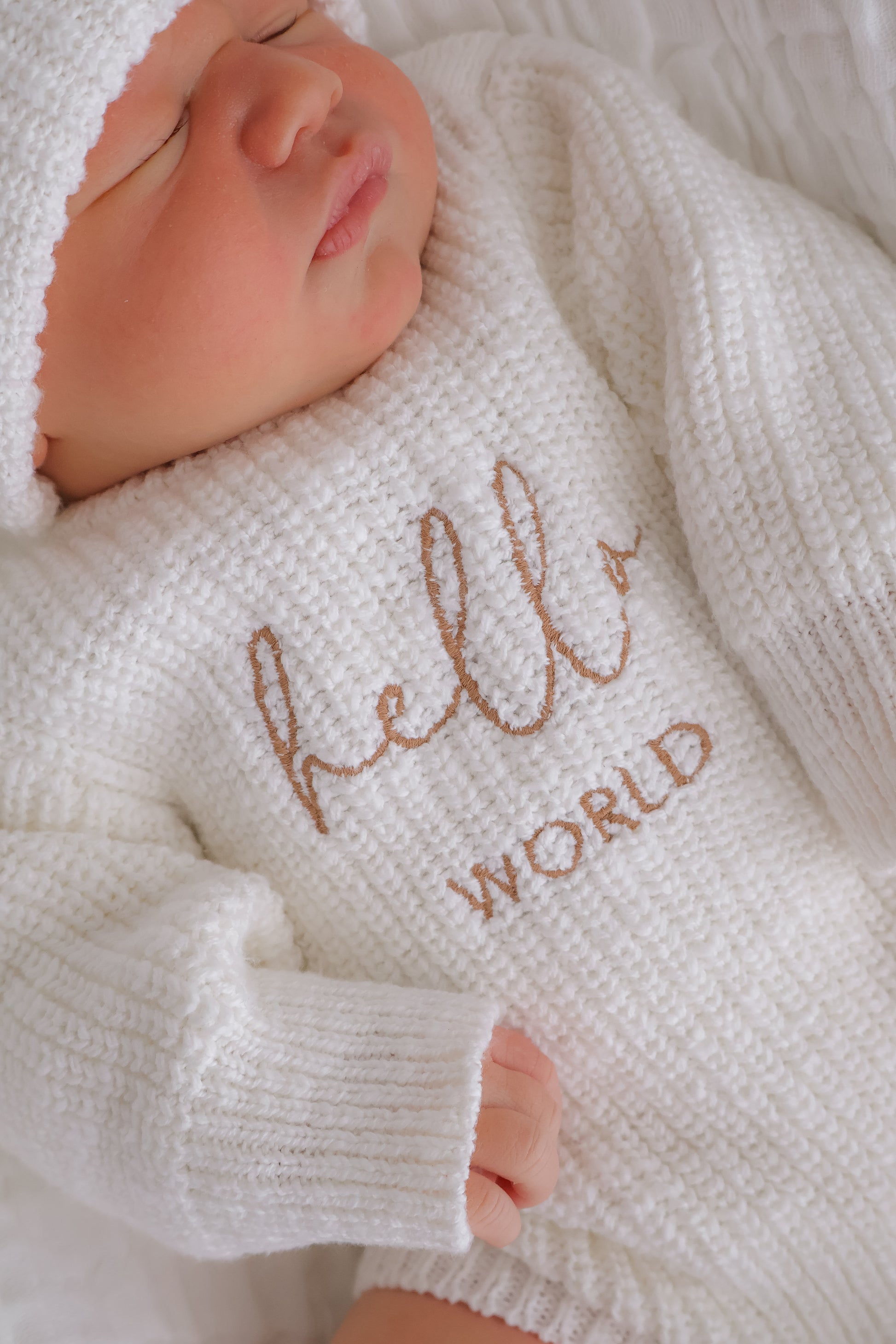 hello world baby romper