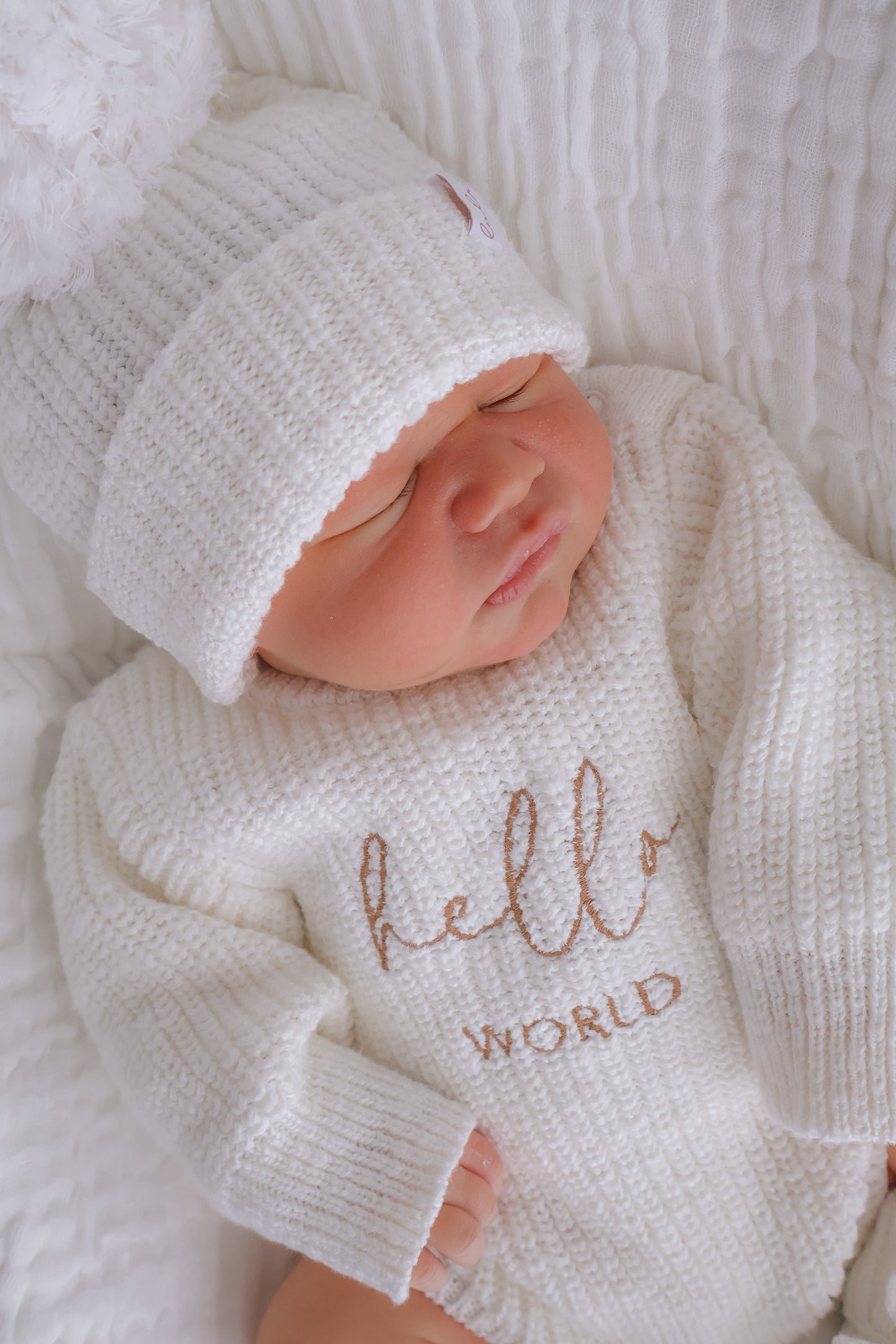 hello world baby romper set