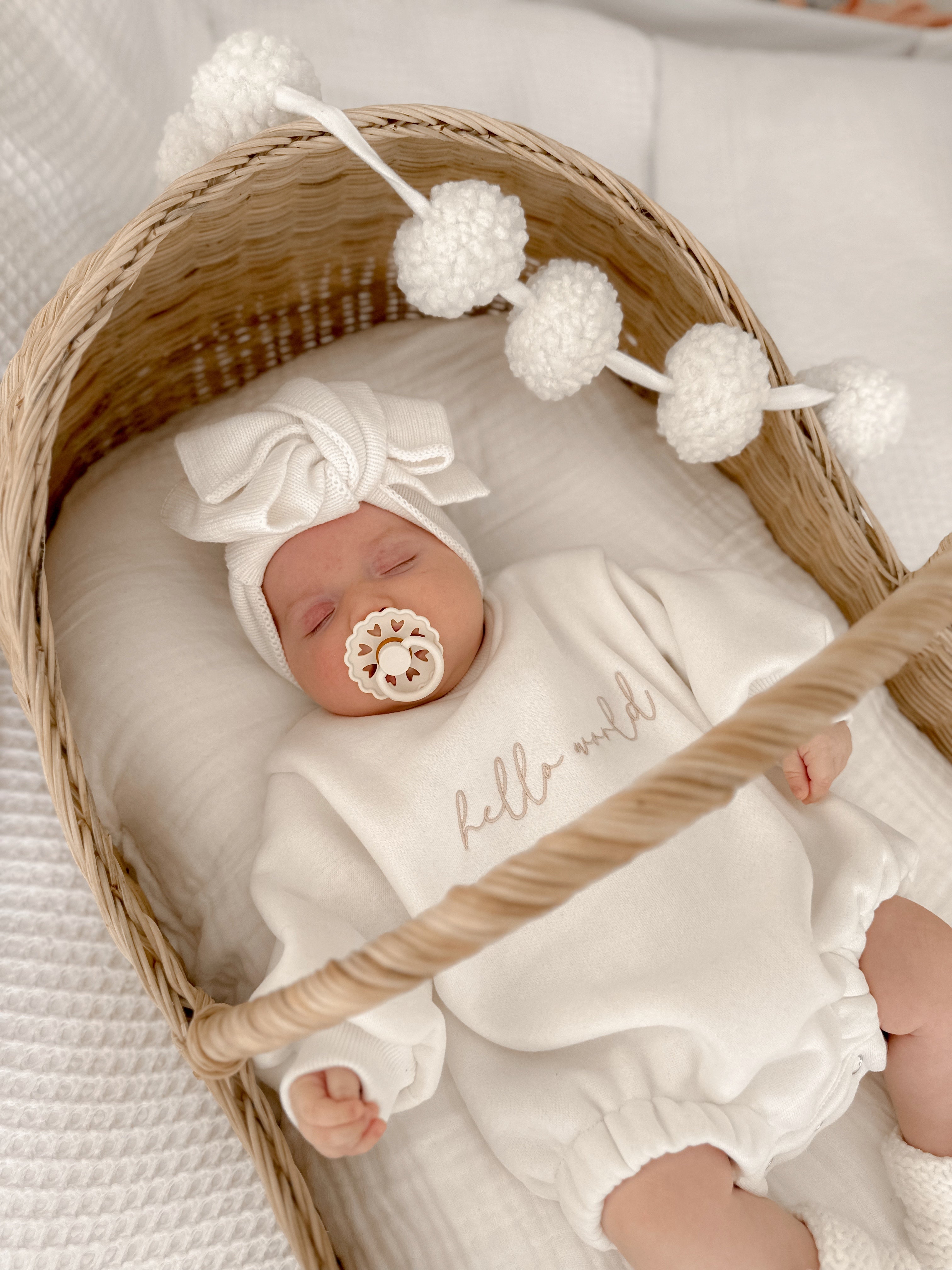 Newborn baby girl hello sales world outfit