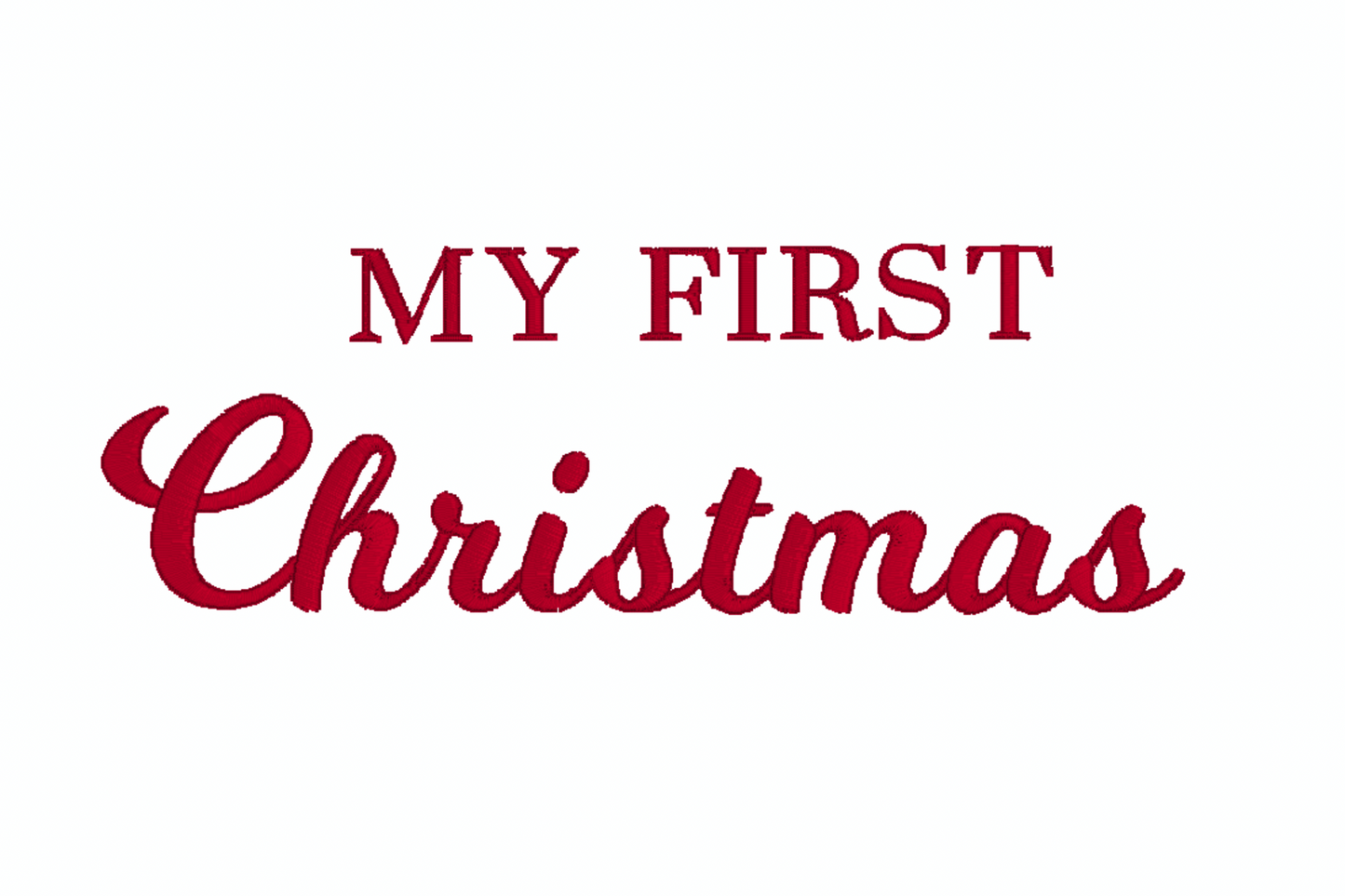 Personalised Christmas Frill Knit Baby Blanket | Milk White