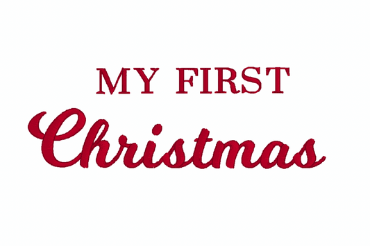 Personalised Christmas Frill Knit Baby Blanket | Milk White