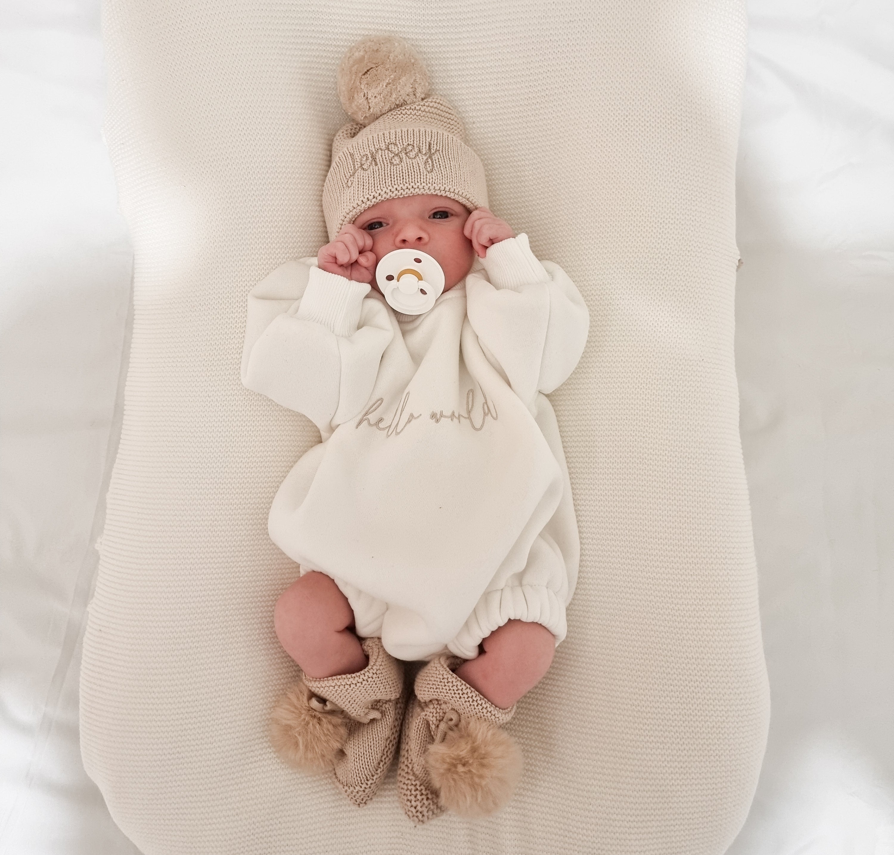 Set Helloworld Hello World Newborn Outfits | First Baby Outfit Sets – Lula Little Ones