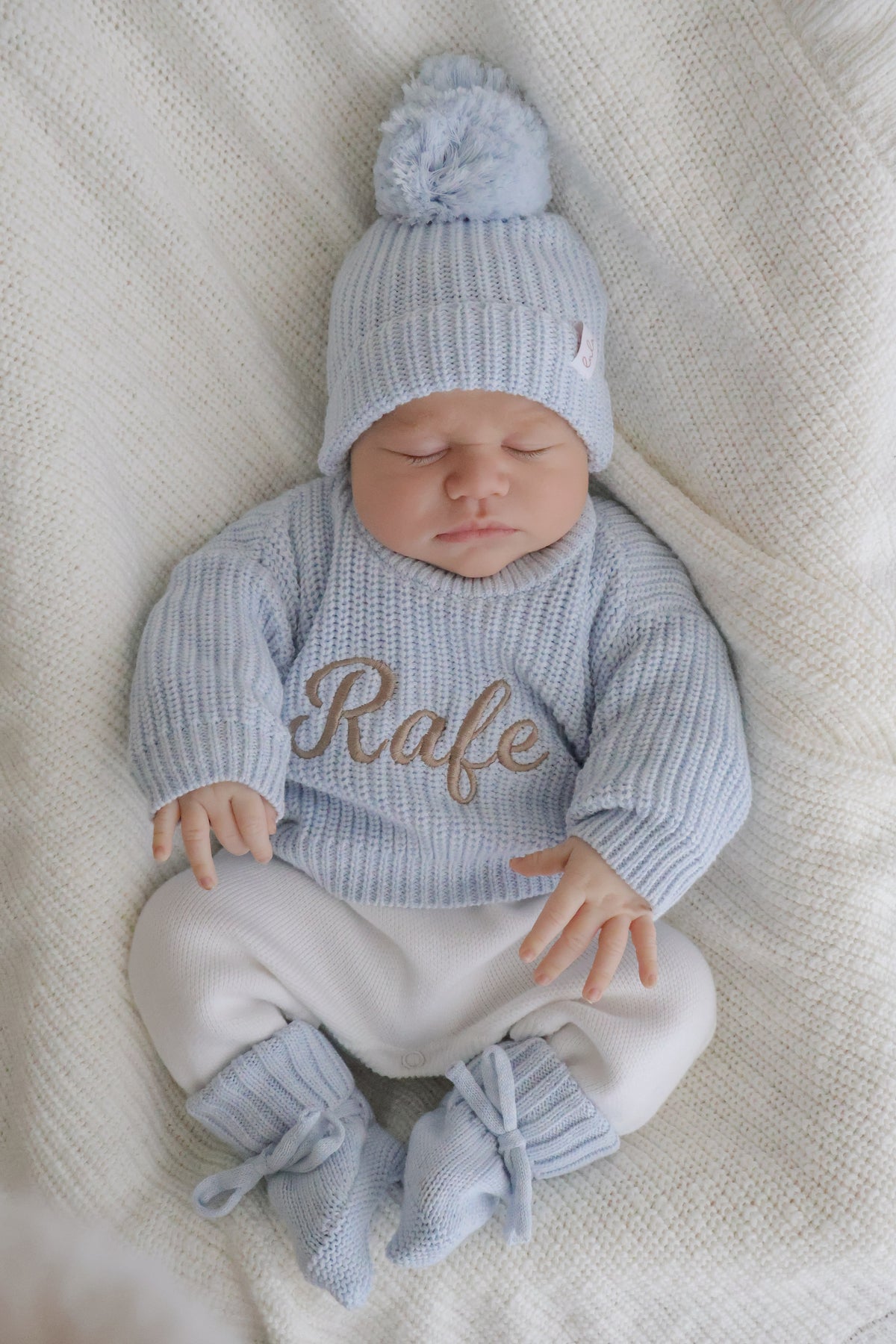 personalised baby clothes - newborn boy's set