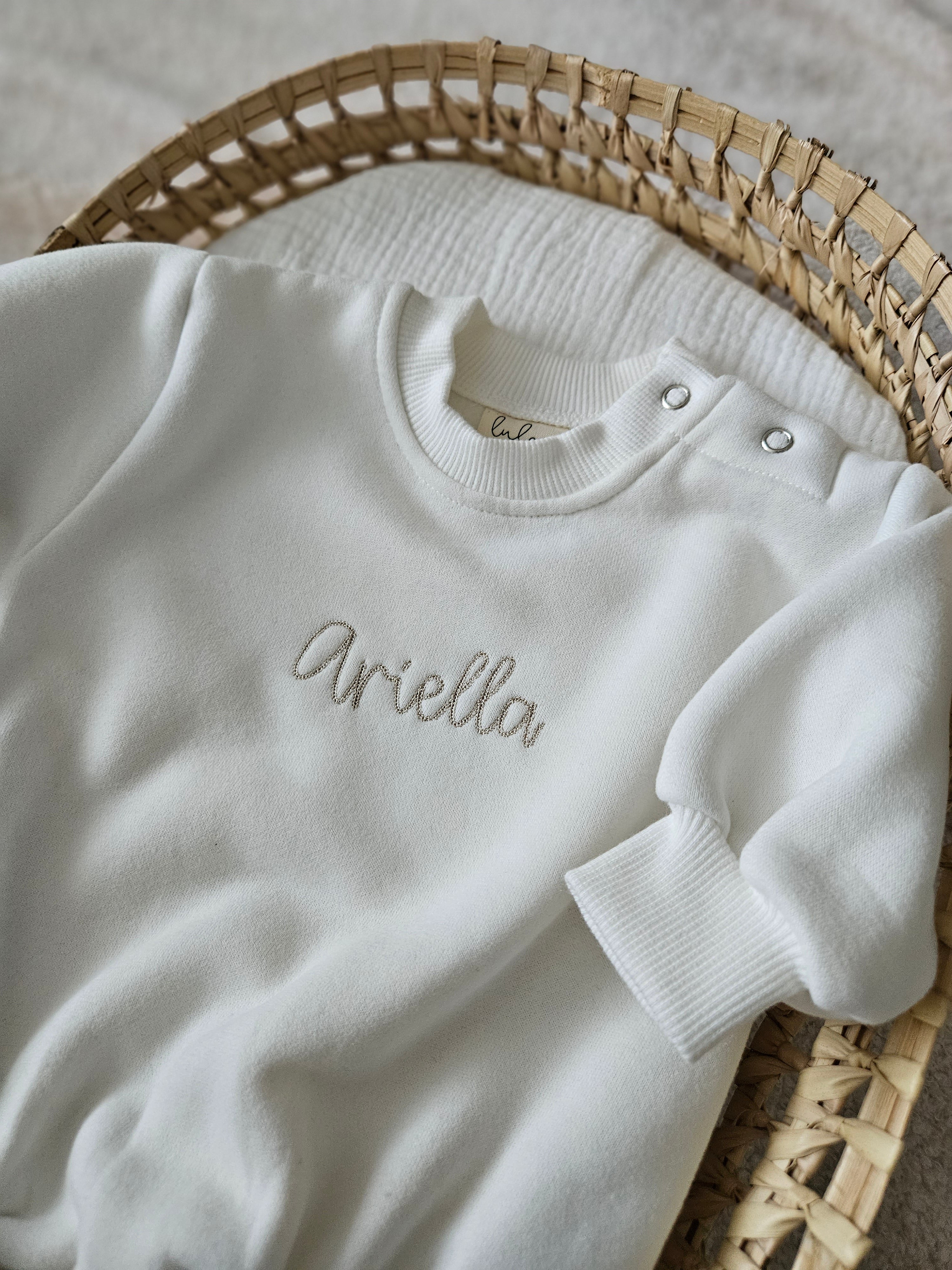 Personalised embroidered discount baby clothes