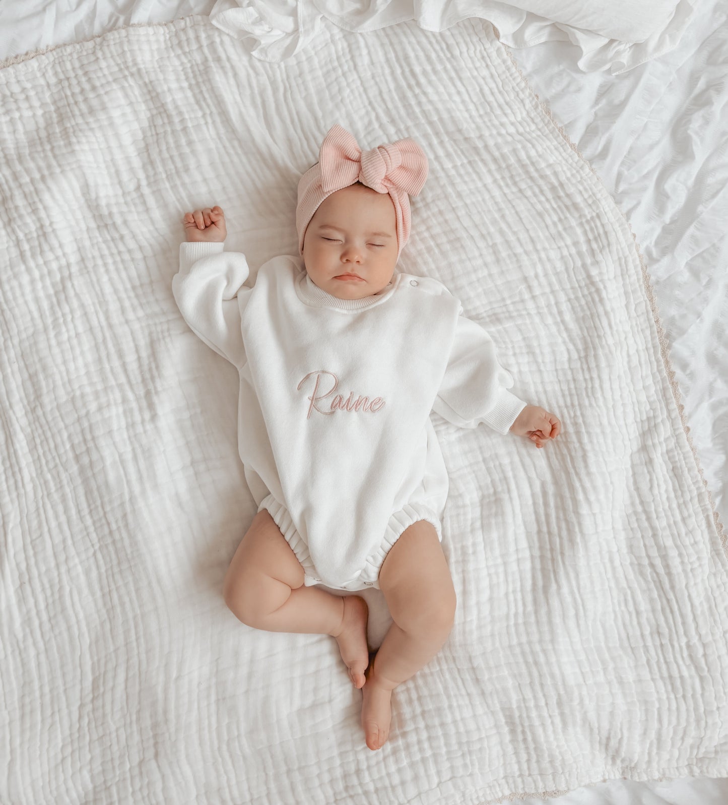 personalised baby romper