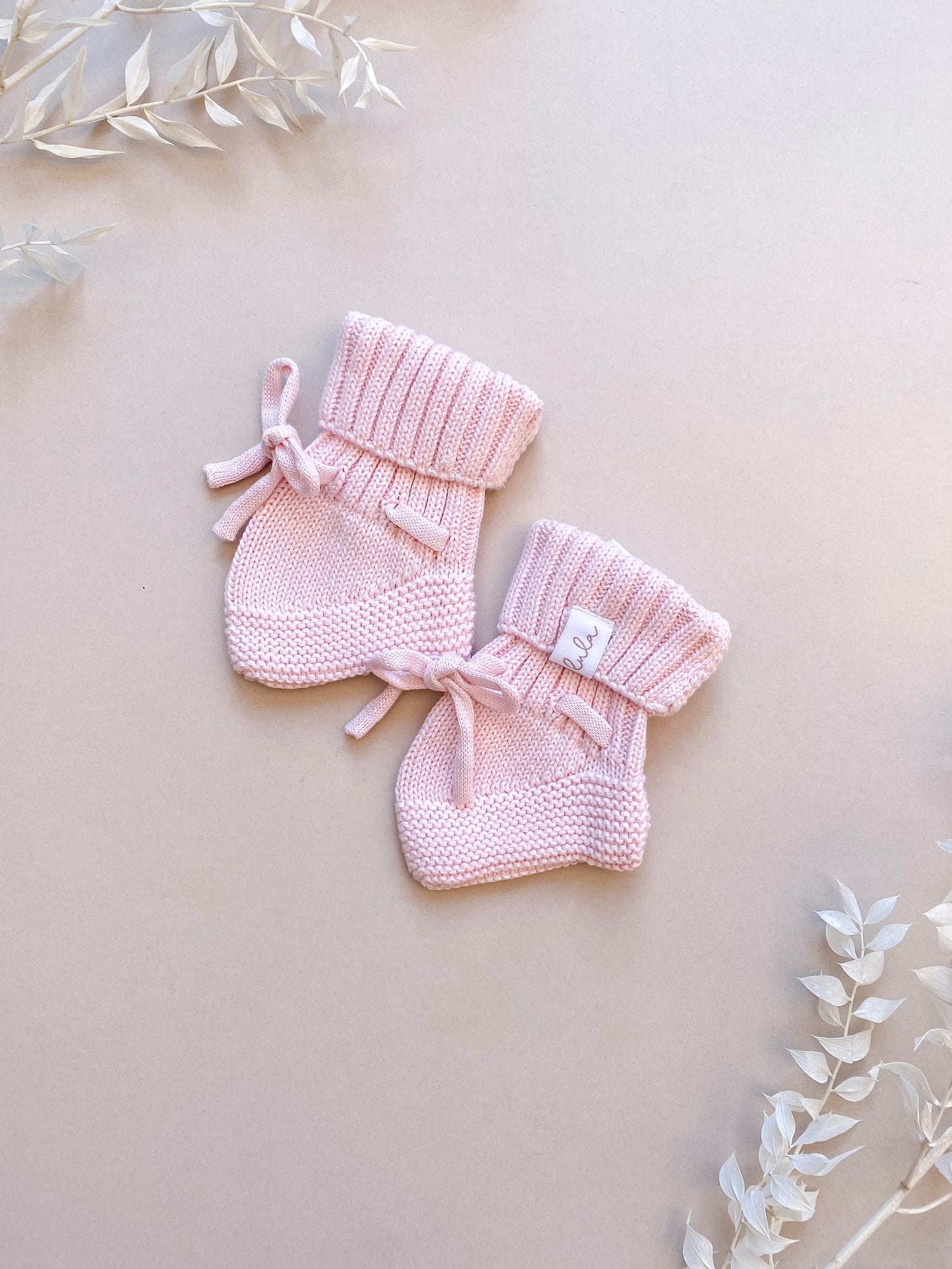 Baby Booties | Chunky Knit | Blossom Pink