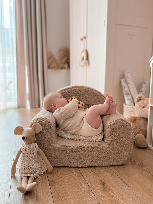 Boucle Toddler Armchair | Personalised | Beige