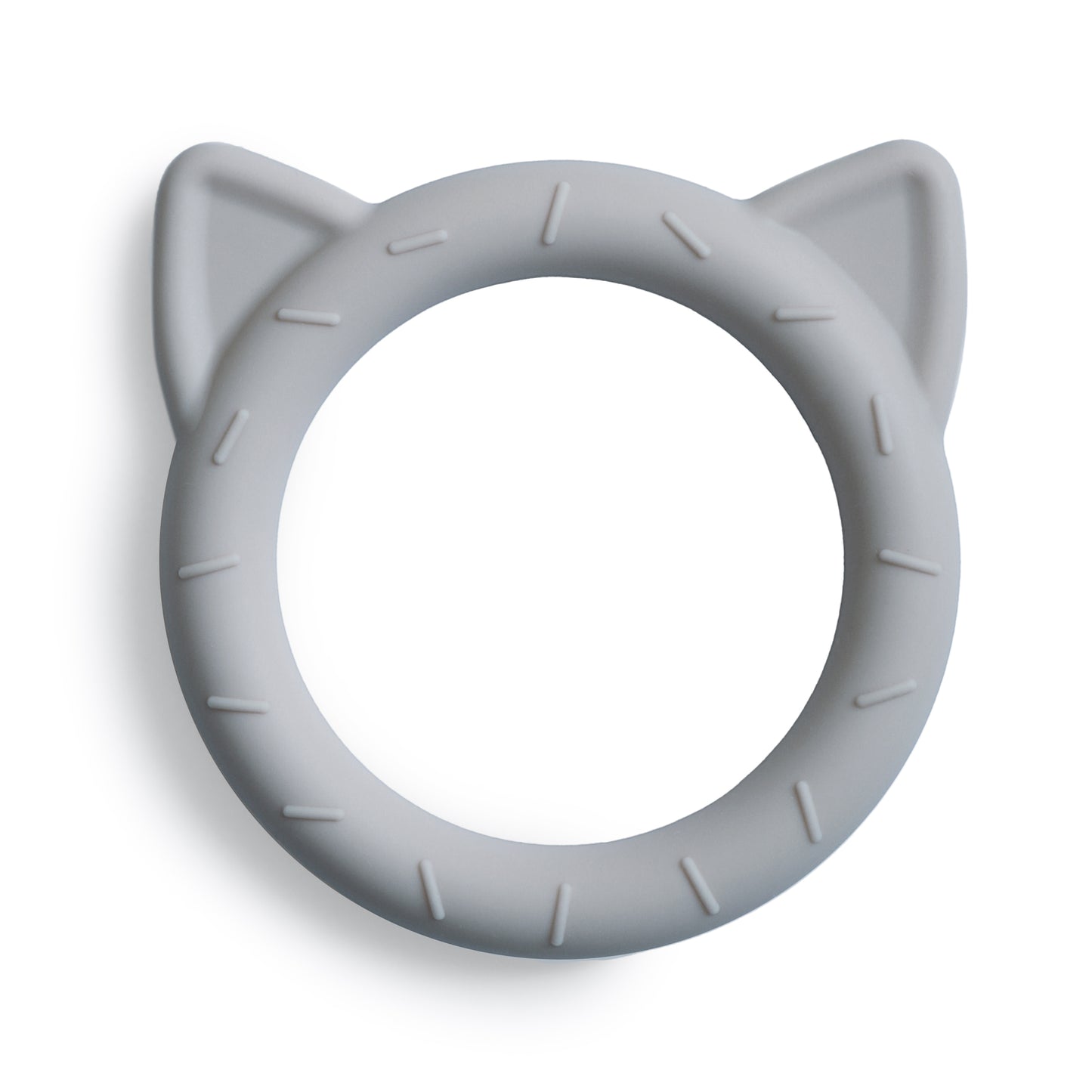 Mushie Cat Teether - Stone